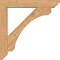 Ekena Millwork Legacy Slat Smooth Bracket w/ Offset Brace, Western Red Cedar, 7 1/2"W x 46"D x 46"H BKT0806X46X46LEC06SWR - alternate 4